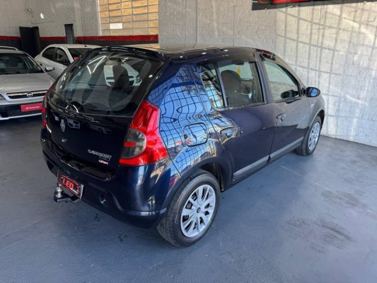 RENAULT - SANDERO - 2008/2009 - Azul - R$ 27.900,00