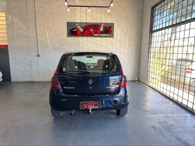 RENAULT - SANDERO - 2008/2009 - Azul - R$ 27.900,00