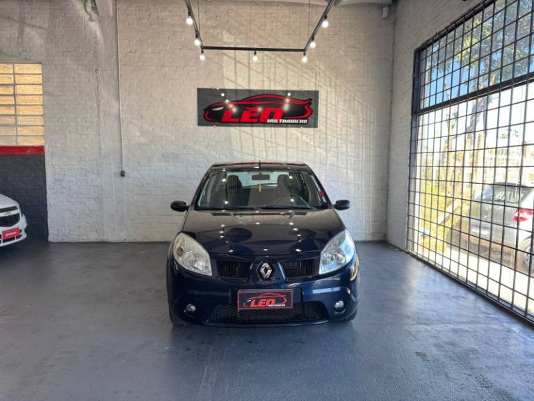 RENAULT - SANDERO - 2008/2009 - Azul - R$ 27.900,00